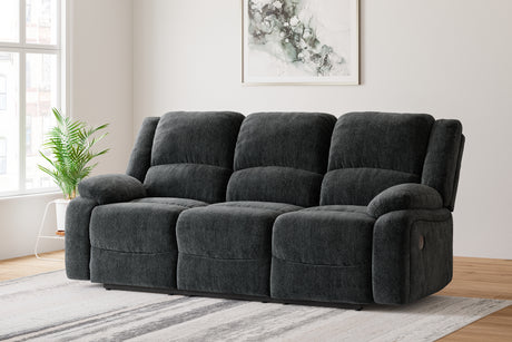 Furniture City Houma - Ashley Furniture - Draycoll Power Reclining Sofa - Reclining Power Sofa / Slate - 7650487