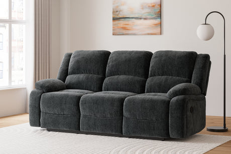Furniture City Houma - Ashley Furniture - Draycoll Reclining Sofa - Reclining Sofa / Slate - 7650488
