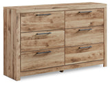 Hyanna - Six Drawer Dresser - Tan Brown