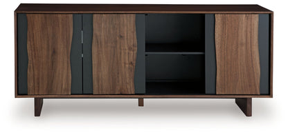 Welby - Accent Cabinet - Brown / Charcoal