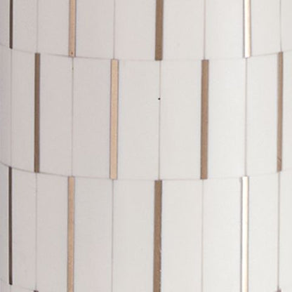 Faridworth - Poly Table Lamp - White / Gold Finish