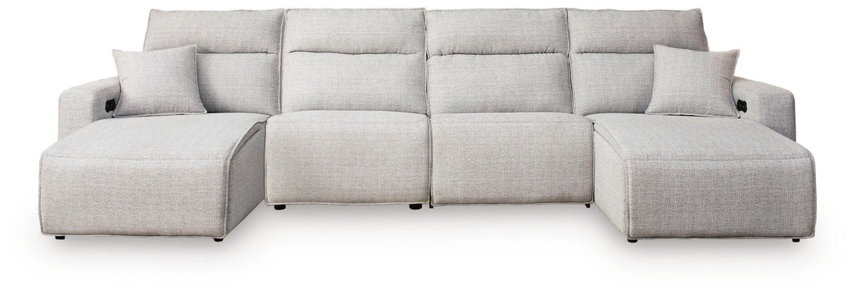 Modmax II - Reclining Sectional - Stone