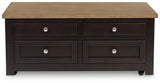 Drazmine - Lift Top Cocktail Table - Brown