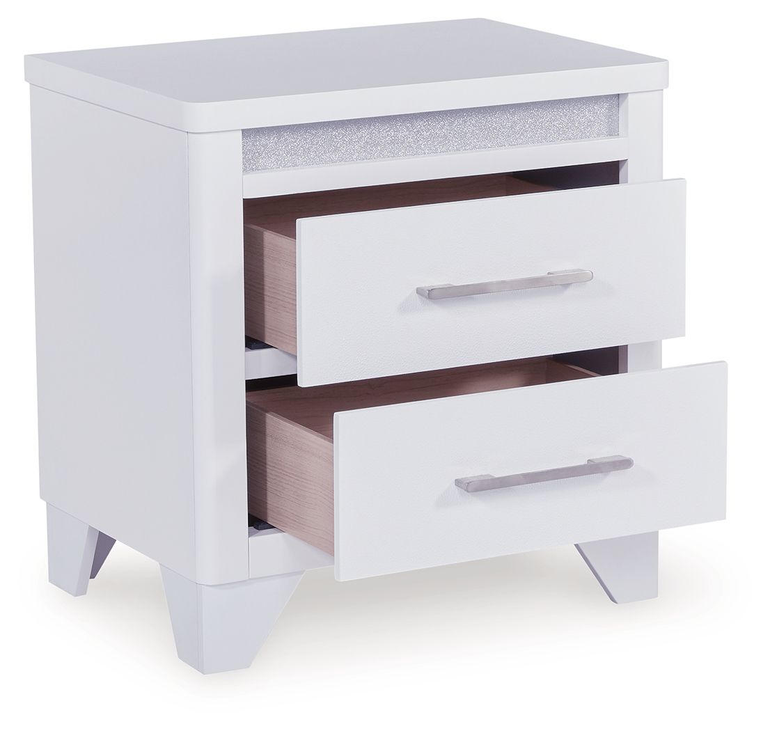 Jarlee - Two Drawer Night Stand - White