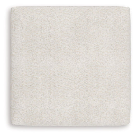 Donelson Creek - Oversized Accent Ottoman - Vanilla