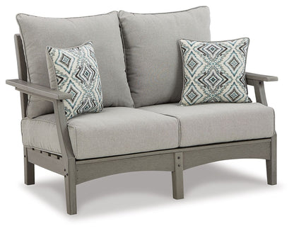 Visola - Loveseat With Cushion - Gray