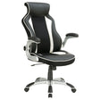 Furniture City Houma - Coaster - Dustin Upholstered Adjustable Home Office Desk Chair Black - 800048