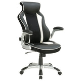Furniture City Houma - Coaster - Dustin Upholstered Adjustable Home Office Desk Chair Black - 800048