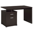 Furniture City Houma - Coaster - Irving 47-inch 2-drawer Office Computer Desk Cappuccino - 800109