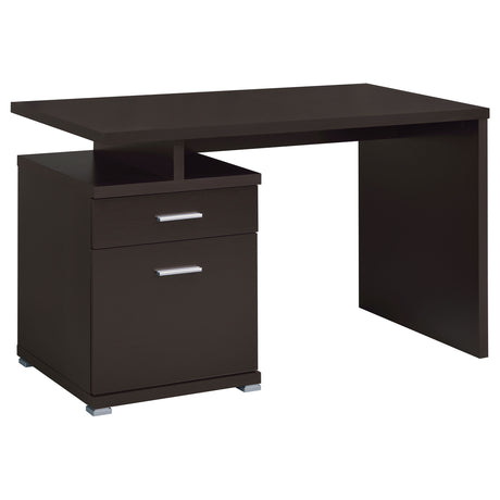 Furniture City Houma - Coaster - Irving 47-inch 2-drawer Office Computer Desk Cappuccino - 800109