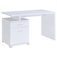 Furniture City Houma - Coaster - Irving 47-inch 2-drawer Office Computer Desk White - 800110