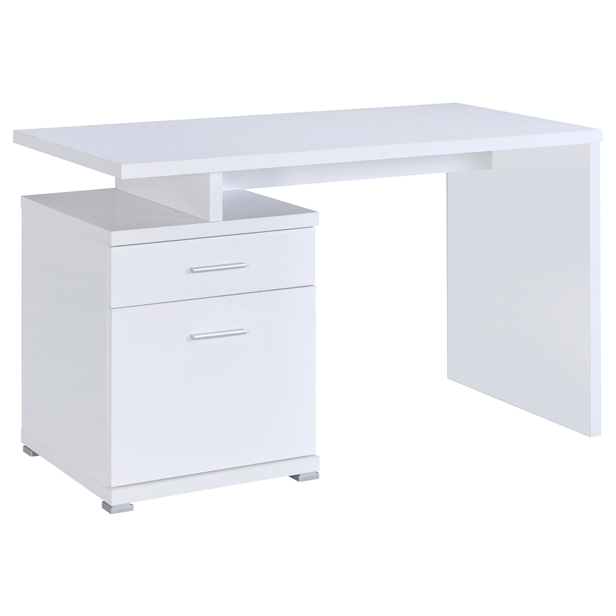 Furniture City Houma - Coaster - Irving 47-inch 2-drawer Office Computer Desk White - 800110