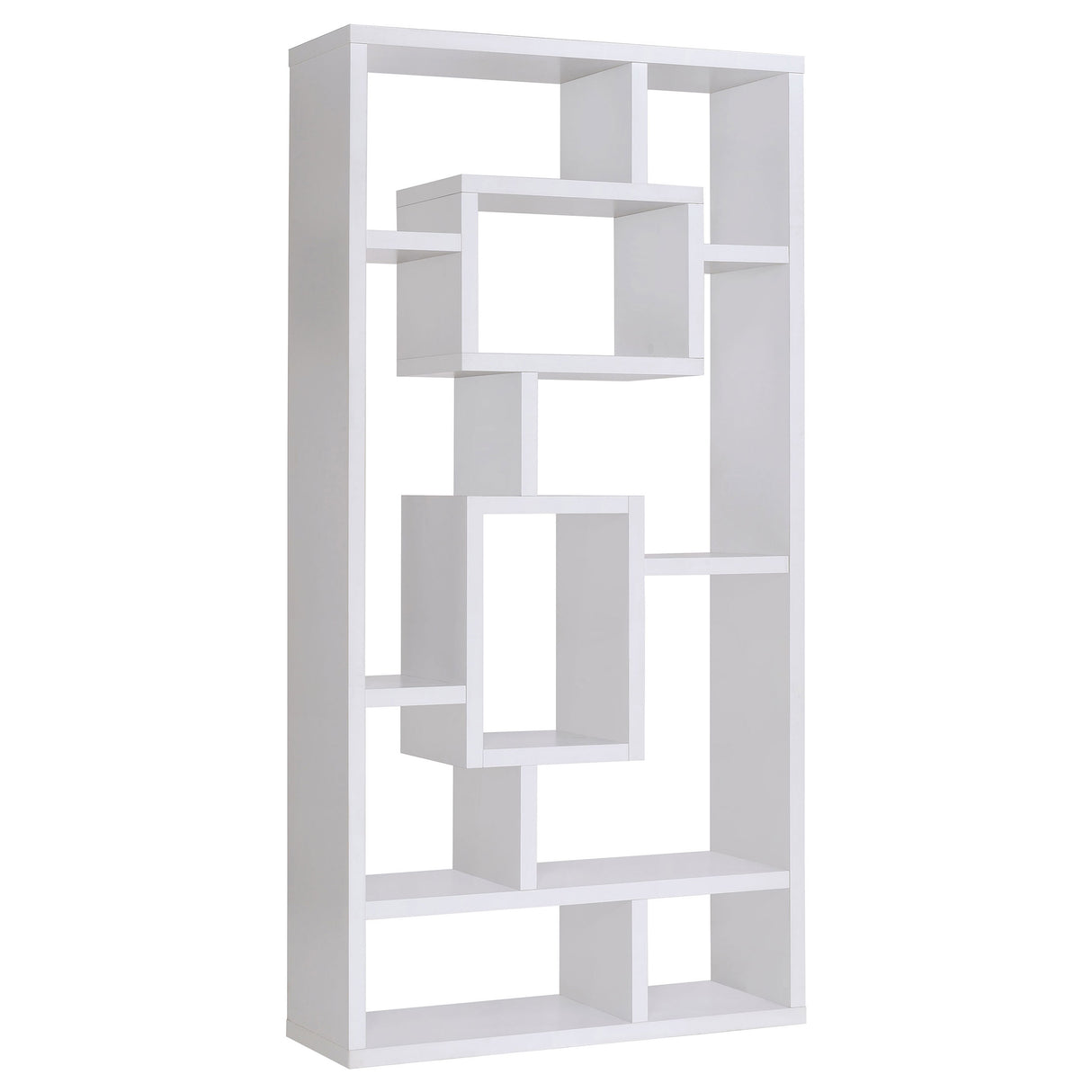 Furniture City Houma - Coaster - Corey 71-inch 8-shelf Bookshelf White - 800157