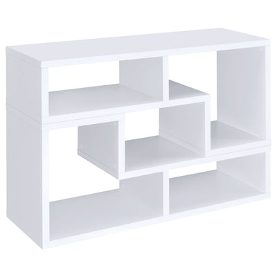 Furniture City Houma - Coaster - Velma Multipurpose TV Stand and Bookshelf White - 800330