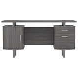 Lawtey 60-inch 2-drawer Office Computer Desk Weathered Grey