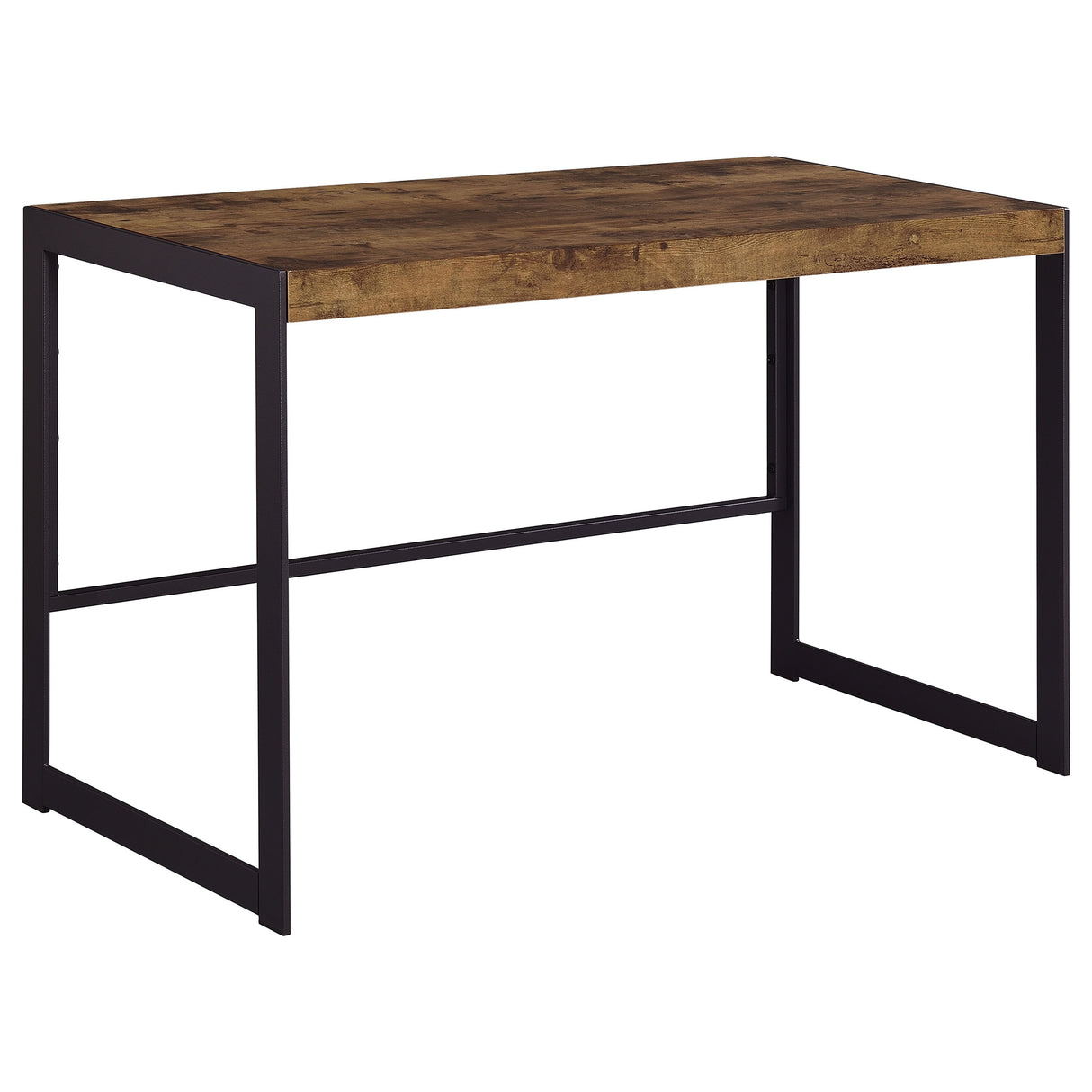 Furniture City Houma - Coaster - Estrella 47-inch Engineered Wood Writing Desk Rustic Nutmeg - 800655