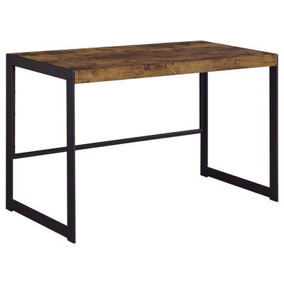 Furniture City Houma - Coaster - Estrella 47-inch Engineered Wood Writing Desk Rustic Nutmeg - 800655