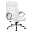 Furniture City Houma - Coaster - Kaffir Upholstered Adjustable Home Office Desk Chair White - 801140