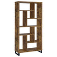 Furniture City Houma - Coaster - Delwin 71-inch 6-shelf Bookshelf Rustic Nutmeg - 801236