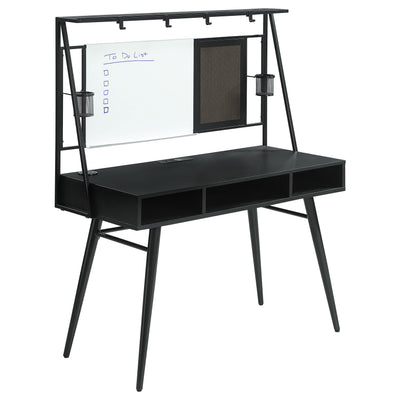 Furniture City Houma - Coaster - Jessie 47-inch Writing Desk with Whiteboard and USB Black - 801404