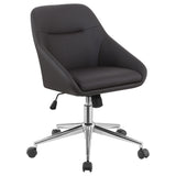 Furniture City Houma - Coaster - Jackman Upholstered Adjustable Home Office Desk Chair Brown - 801426