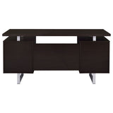 Lawtey 60-inch 2-drawer Office Computer Desk Cappuccino