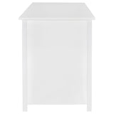 Dylan 60-inch 4-drawer Lift Top Office Desk White High Gloss