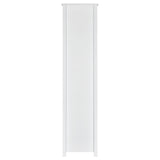 Dylan 68-inch 4-shelf Storage Bookshelf White High Gloss