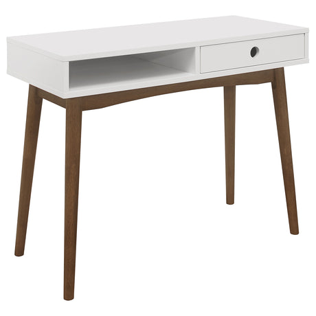 Furniture City Houma - Coaster - Bradenton 39-inch 1-drawer Wood Writing Desk White - 801931