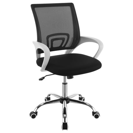 Furniture City Houma - Coaster - Felton Upholstered Adjustable Home Office Desk Chair Black - 802014