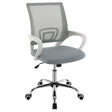 Furniture City Houma - Coaster - Felton Upholstered Adjustable Home Office Desk Chair Grey - 802015