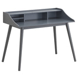Furniture City Houma - Coaster - Percy 45-inch 4-compartment Writing Desk Grey - 804497