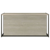 Loomis 60-inch 4-drawer Computer Desk Whitewashed Grey