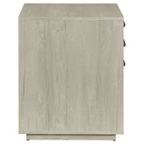 Loomis 3-drawer Home Office File Cabinet Whitewashed Grey