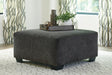 Furniture City Houma - Ashley Furniture - Ballinasloe Oversized Ottoman - Oversized Accent Ottoman / Smoke - 8070308