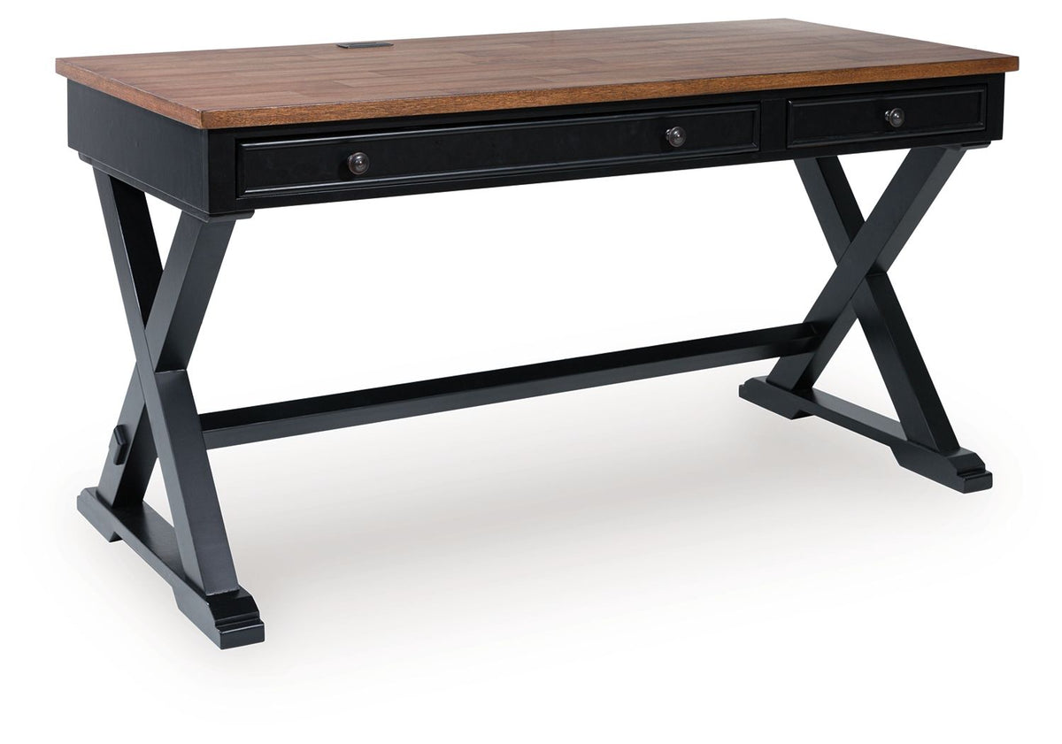 Wildenauer - Home Office Desk - Brown / Black
