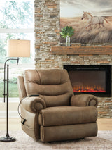 Furniture City Houma - Ashley Furniture - Revived and Restored Power Lift Recliner - Power Lift Recliner / Earth - PC8240712