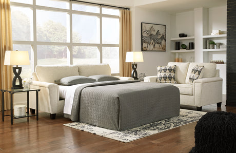 Furniture City Houma - Ashley Furniture - Abinger Queen Sofa Sleeper and Loveseat - Queen Sofa Sleeper and Loveseat / Natural - 83904U6