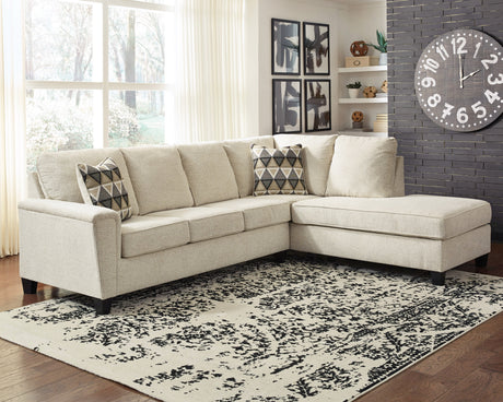 Furniture City Houma - Ashley Furniture - Abinger 2-Piece Sectional with Chaise - LAF 2-Piece Sectional with Chaise / Smoke - 83905S2