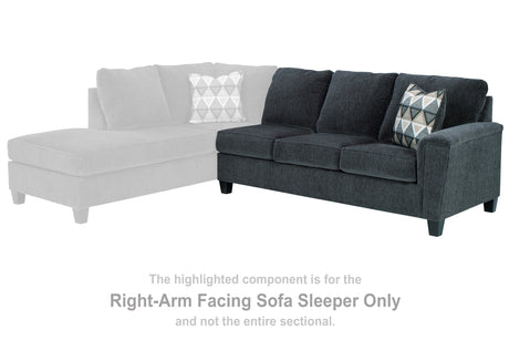 Furniture City Houma - Ashley Furniture - Abinger Right-Arm Facing Sofa Sleeper - RAF Sofa Sleeper / Natural - 8390470
