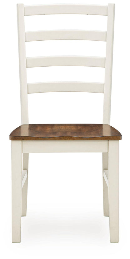 Brinfern - Dining Room Side Chair (Set of 2) - Brown / Antique White