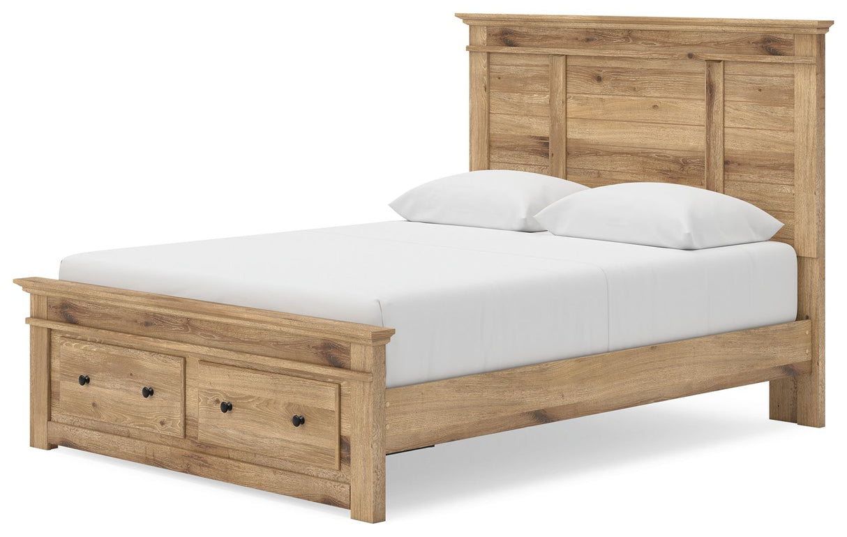 Makidern - Panel Storage Bed
