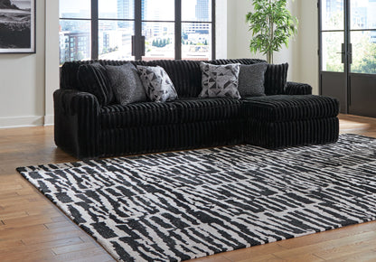 Midnight-Madness - 4 Piece Sectional Set