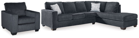 Furniture City Houma - Ashley Furniture - Altari 2-Piece Sectional and Chair - 2-Piece Sectional and Chair - 87213U16