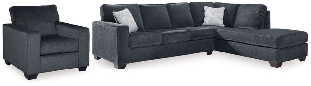 Furniture City Houma - Ashley Furniture - Altari 2-Piece Sectional and Chair - 2-Piece Sectional and Chair - 87213U16