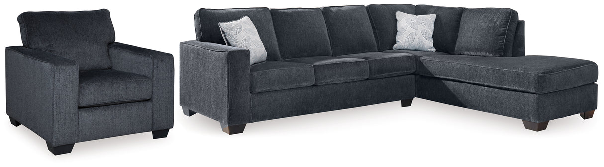 Altari 2-Piece Sectional and Chair