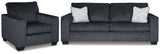 Furniture City Houma - Ashley Furniture - Altari Sofa Sleeper with Chair - Sofa Sleeper with Chair - 87213U3
