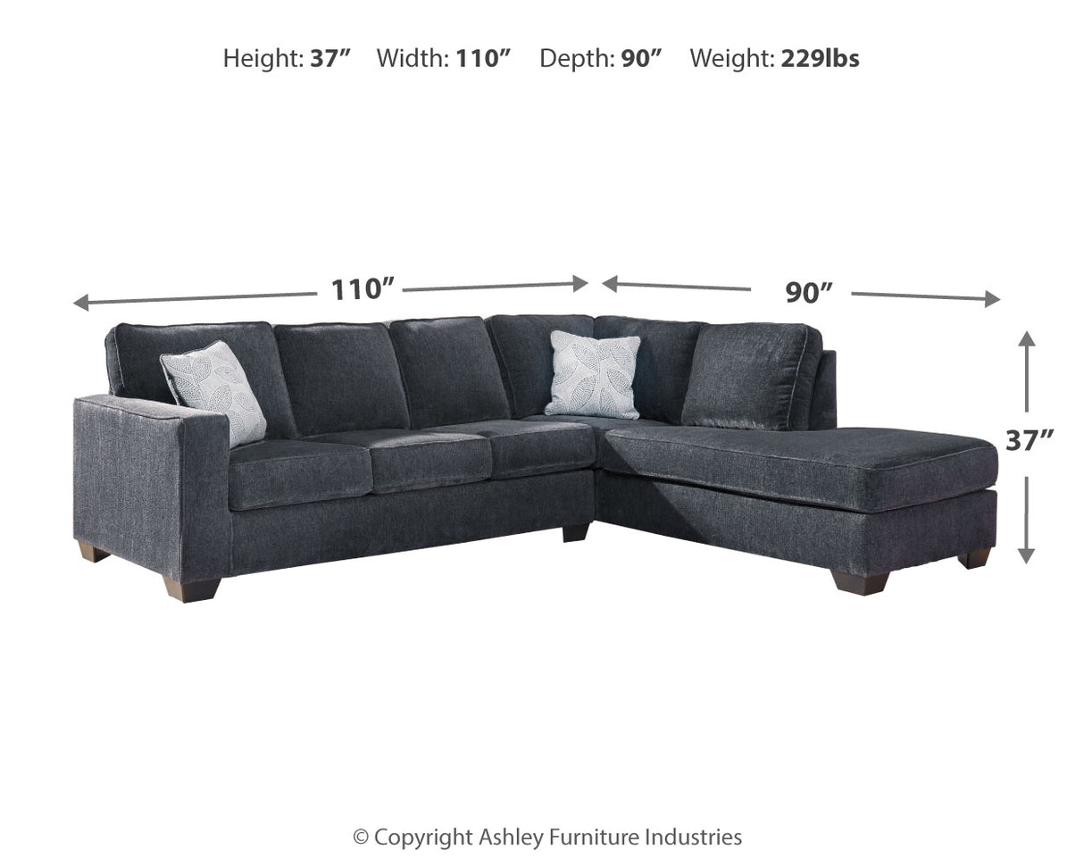 Altari 2-Piece Sectional and Ottoman