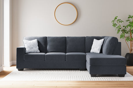 Furniture City Houma - Ashley Furniture - Altari 2-Piece Sectional with Chaise - LAF 2-Piece Sectional with Chaise / Alloy - 87214S2