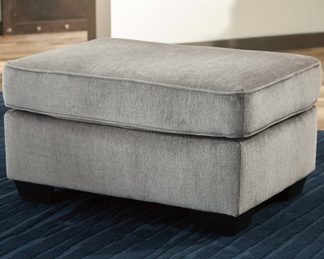 Furniture City Houma - Ashley Furniture - Altari Ottoman - Ottoman / Alloy - 8721414